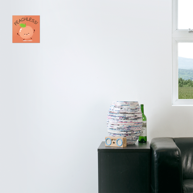 Peachless Funny Peach by The WYLD Tribe